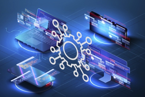 Gear centered between enterprise systems