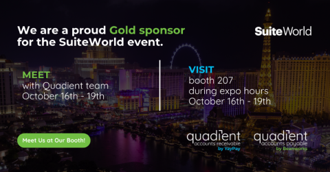 Quadient Celebrates 25 years of NetSuite at SuiteWorld 2023 