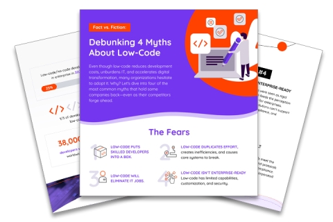 Debunking 4 myths about low-code