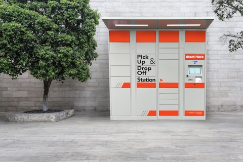 Parcel Pending by Quadient smart locker solution.