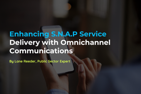 Image of woman holding mobile device