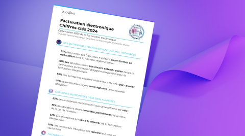  Facturation électronique : les chiffres clés de l'enquête 2024 OpinionWay pour Quadient
