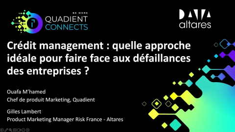 Quadient Connects - Credit management : quelle approche idéale pour faire face aux défaillances des entreprises ?