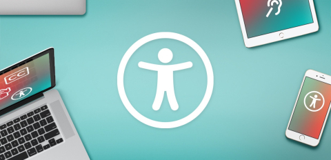 Universal accessibility symbol and digital devices