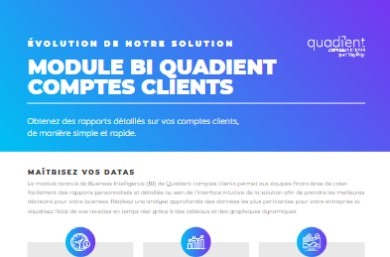Module bi Quadient comptes clients