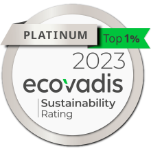 ecovadis platinum badge 2023
