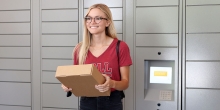 Parcel Pending by Quadient parcel lockers for higher education.